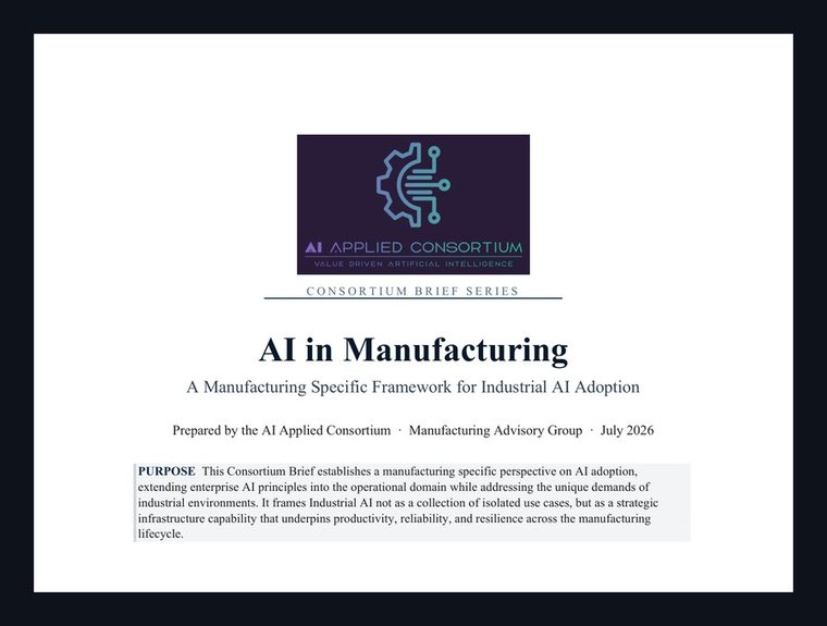 AI in Manufacturing, Consortium Brief Series