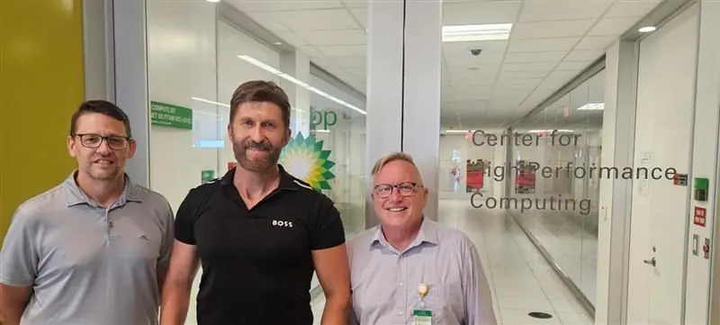 Consortium leaders at the bp Center for High Performance Computing